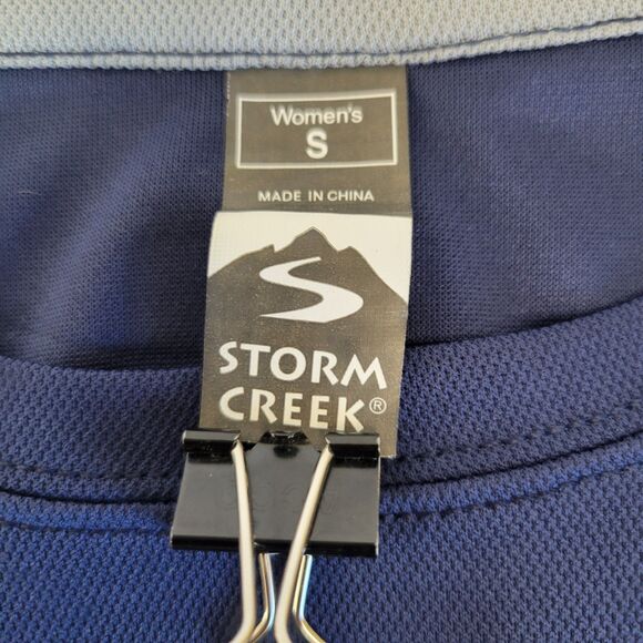 Storm Creek womens dark blue active T shirt size small NWOT - Picture 6 of 9